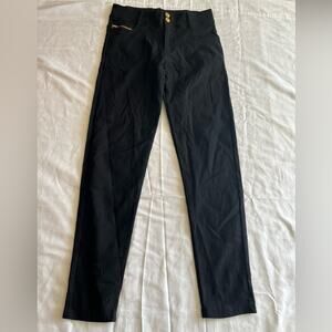 Bottom Sharp Girls Black Pants Gold Details Size Large
